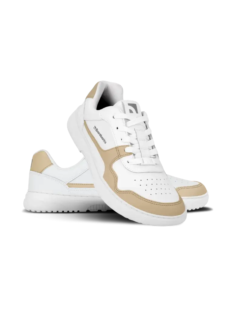 Barefoot Sneakers Barebarics Zing - White & Cream